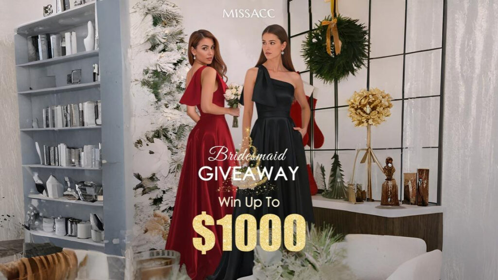 Bridesmaid Dress Christmas Giveaway