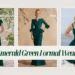 Missacc Emerald green formal wear