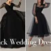 Missacc Black Wedding Dresses