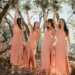 Missacc Coral Bridesmaid Dresses