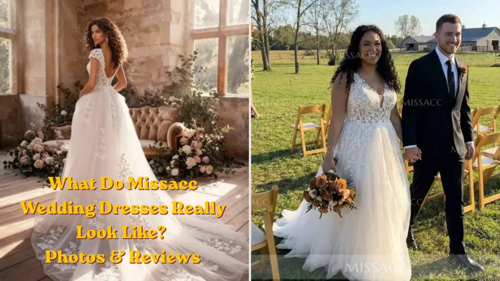 missacc wedding dress review with photo