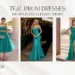Missacc teal prom dresses