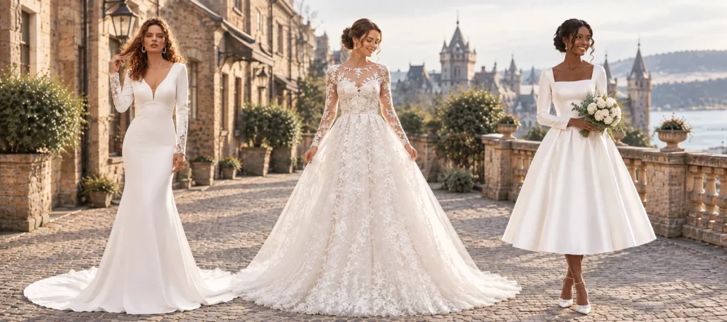 long sleeve wedding dress